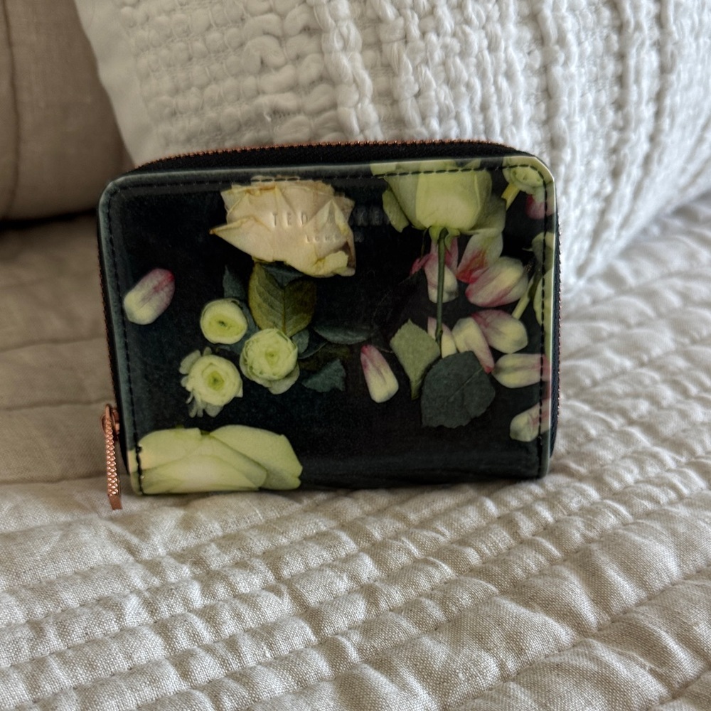 Ted Baker London Black Floral Wallet